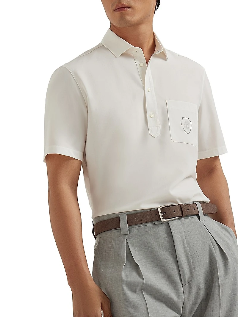 Lightweight Virgin Wool Polo Shirt
