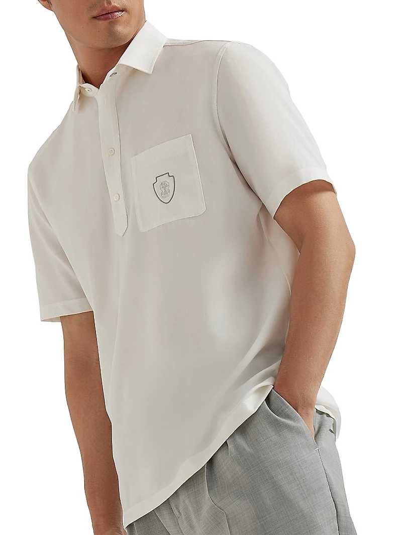Lightweight Virgin Wool Polo Shirt