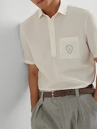 Lightweight Virgin Wool Polo Shirt