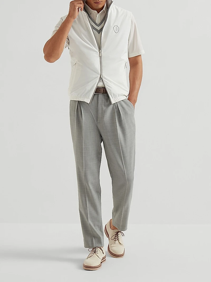 Lightweight Virgin Wool Polo Shirt