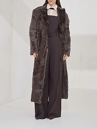 Tropical Luxury Wool Jumpsuit with Monili
