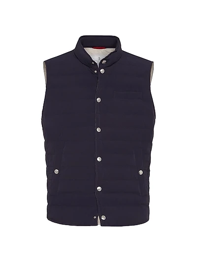 Bonded Taffeta Lightweight Down Vest