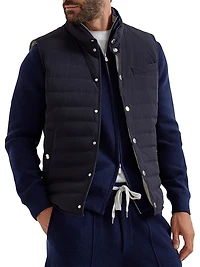 Bonded Taffeta Lightweight Down Vest