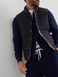 Bonded Taffeta Lightweight Down Vest