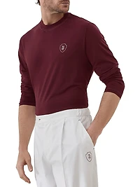 Comfort Nylon Long Sleeve T-Shirt with Logo