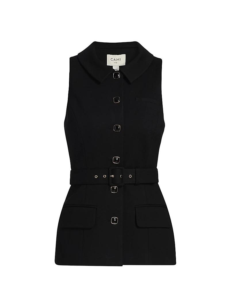 Yarra Ponte Belted Vest