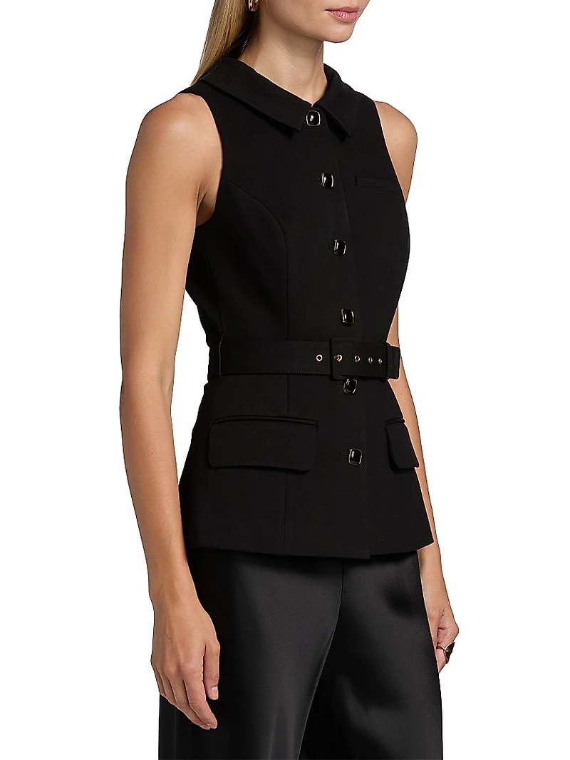 Yarra Ponte Belted Vest