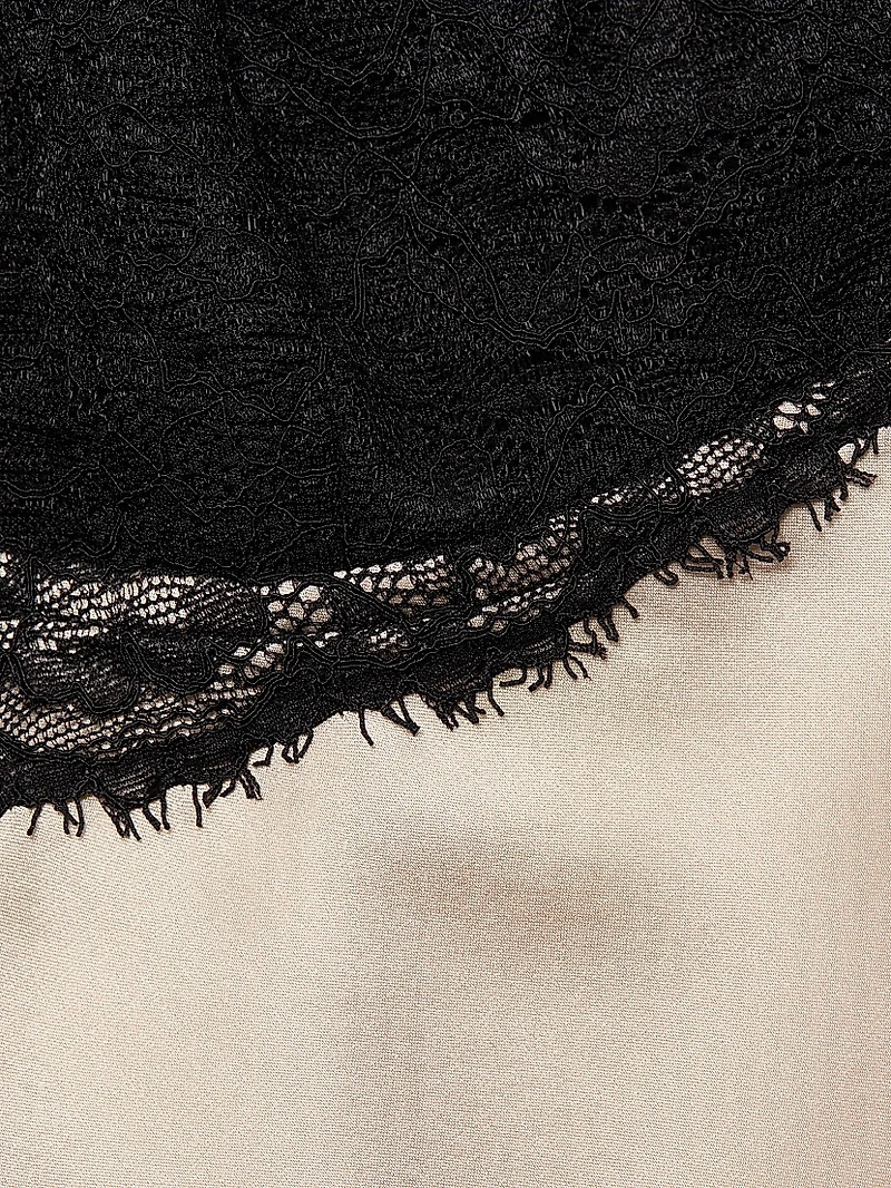Hilda Lace-Trimmed Silk Camisole