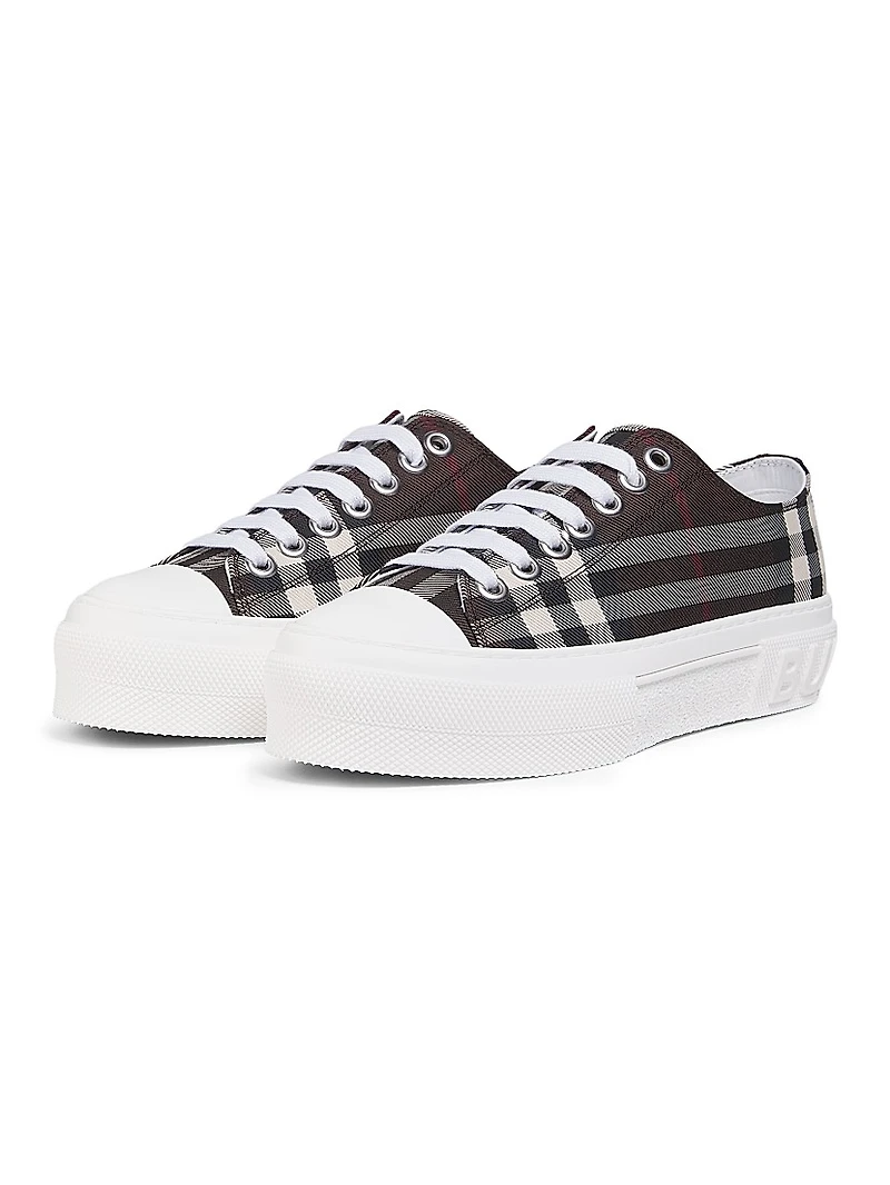 Jack Check Tennis Sneakers