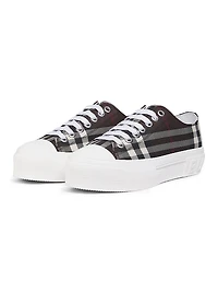 Jack Check Tennis Sneakers