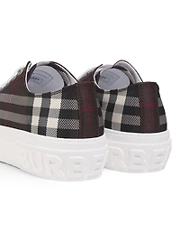 Jack Check Tennis Sneakers