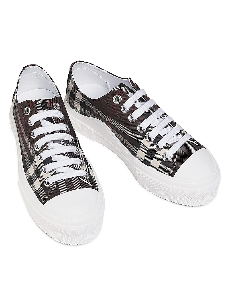 Jack Check Tennis Sneakers