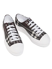 Jack Check Tennis Sneakers
