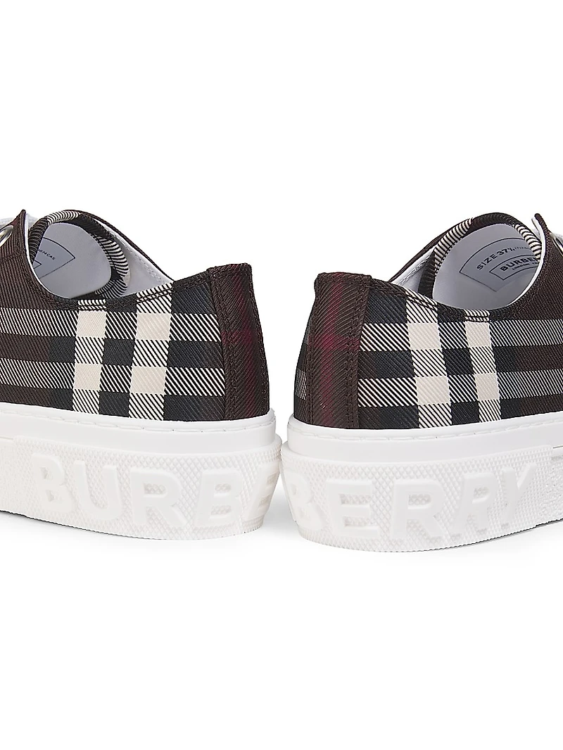 Jack Check Tennis Sneakers
