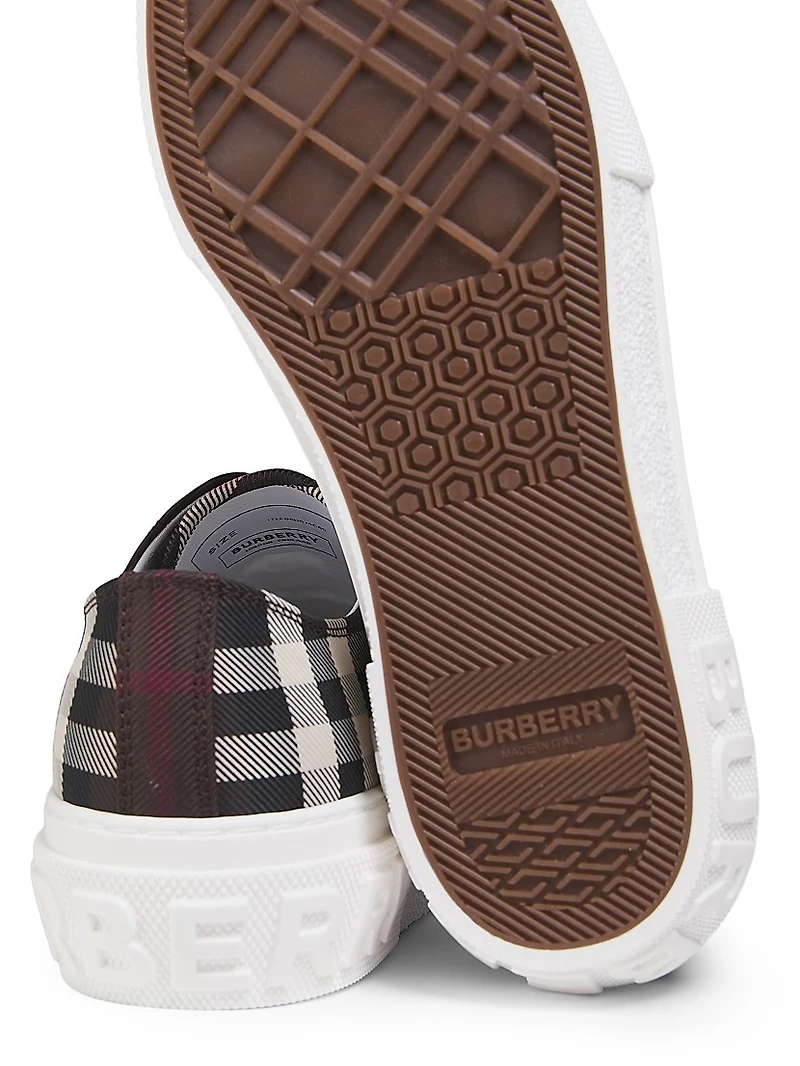 Jack Check Tennis Sneakers