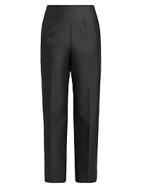 Virgin Wool-Silk Trousers