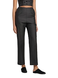 Virgin Wool-Silk Trousers