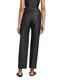 Virgin Wool-Silk Trousers