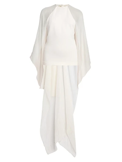 Semi Sheer Longline Blouse