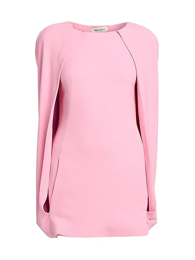 Cape Sleeve Minidress