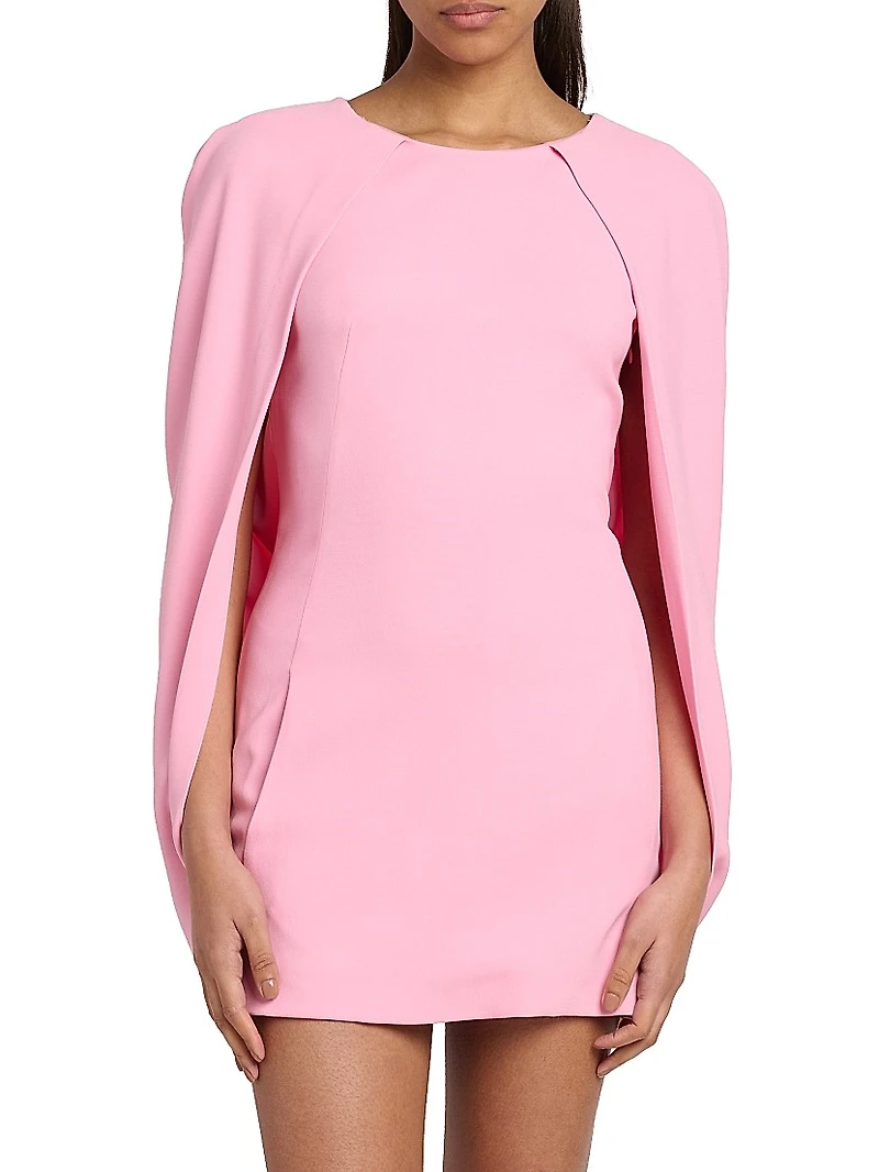 Cape Sleeve Minidress