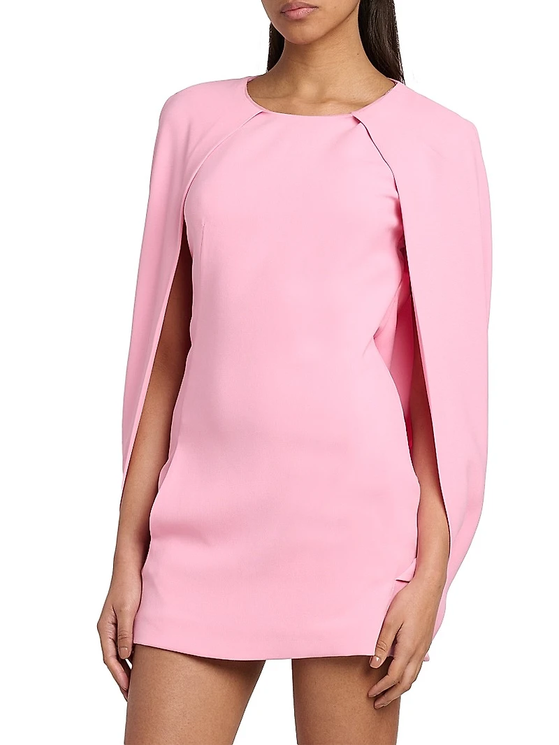 Cape Sleeve Minidress