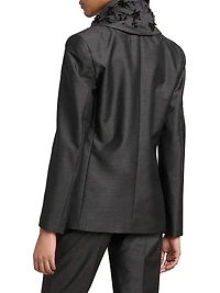 Embellished Wool-Silk Jacket