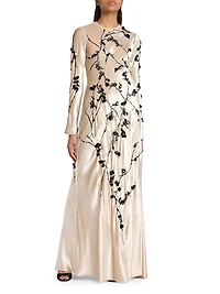 Embroidered Maxi Dress