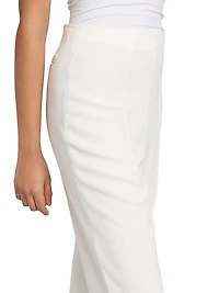Stretch Crepe Slim-Fit Trousers