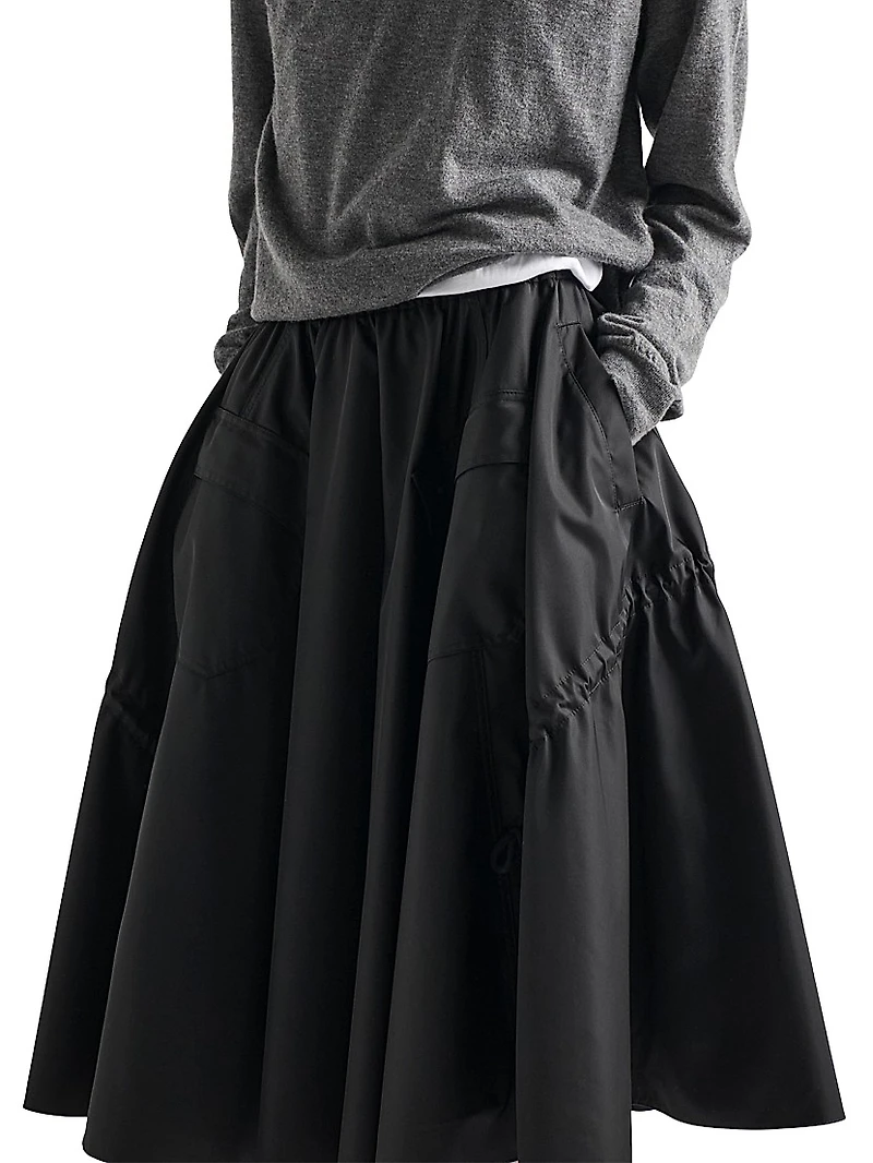 Re-Nylon Circle Skirt