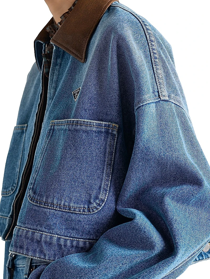 Cropped Denim Jacket