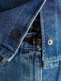 Cropped Denim Shirt