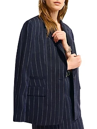 Teddy Jacket Striped Porto Weave