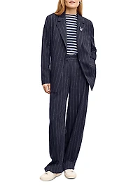 Teddy Jacket Striped Porto Weave