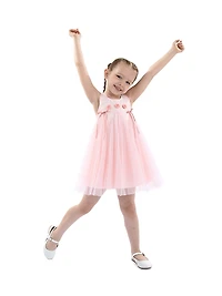 Little Girl's Rose Ribbon Dress