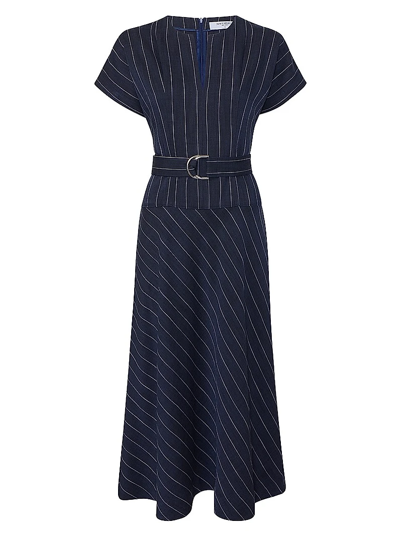Cereah Dress Striped Porto Weave