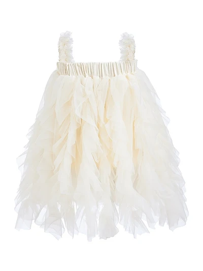 Baby Girl's Sleeveless Ruffle Layered Dress