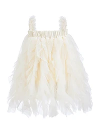 Baby Girl's Sleeveless Ruffle Layered Dress