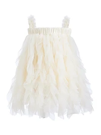Baby Girl's Sleeveless Ruffle Layered Dress