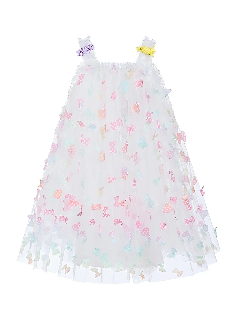 Little Girl's Ombre Butterfly Dress