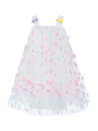 Little Girl's Ombre Butterfly Dress