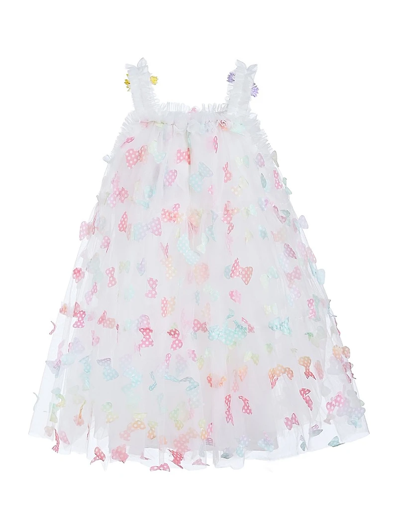 Little Girl's Ombre Butterfly Dress
