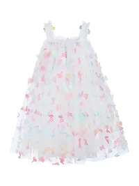 Little Girl's Ombre Butterfly Dress