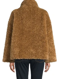 Curly Faux-Fur Jacket
