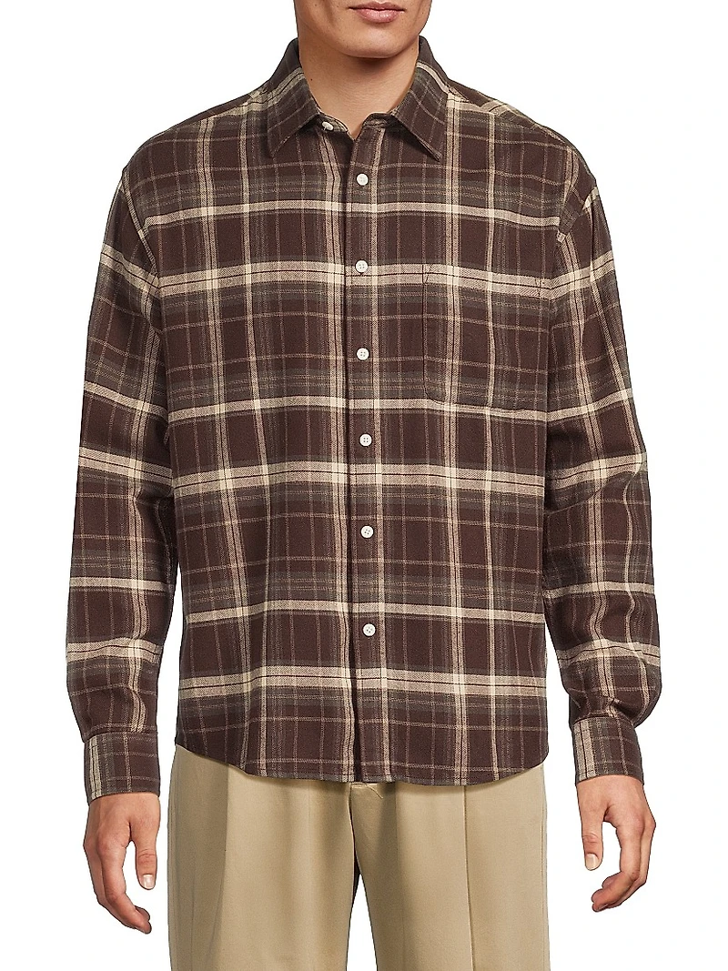 Deon Plaid Cotton Shirt