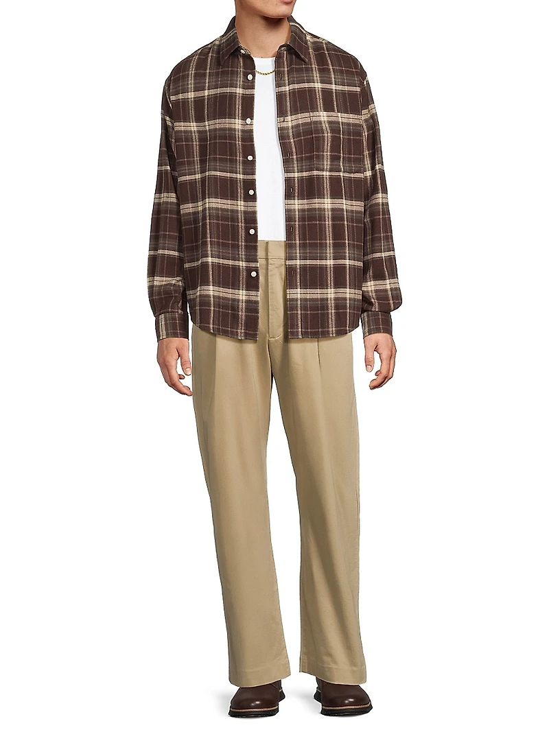 Deon Plaid Cotton Shirt