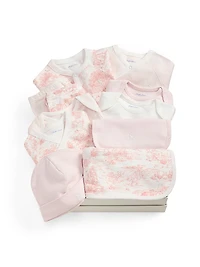 Baby Girl's Cotton Interlock 12-Piece Gift Set