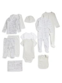 Baby Boy's Cotton Interlock 12-Piece Gift Set