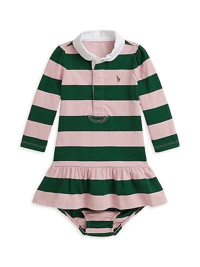 Baby Girl's Rugby Jersey Day Dress