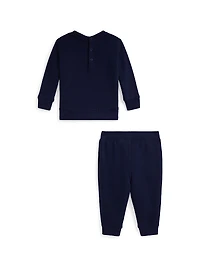 Baby Boy's Magic Fleece Sweater & Pants Set